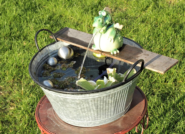 powershop11 Wasserspeier Drache 16 cm Solar