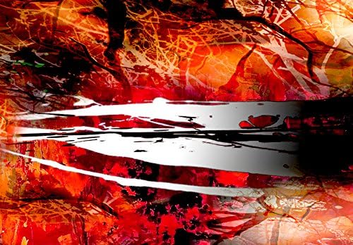 murando Acrylglasbild Abstrakt 120x40 cm 1 Teile Wandbild auf Acryl Glas Bilder Kunstdruck Moderne W
