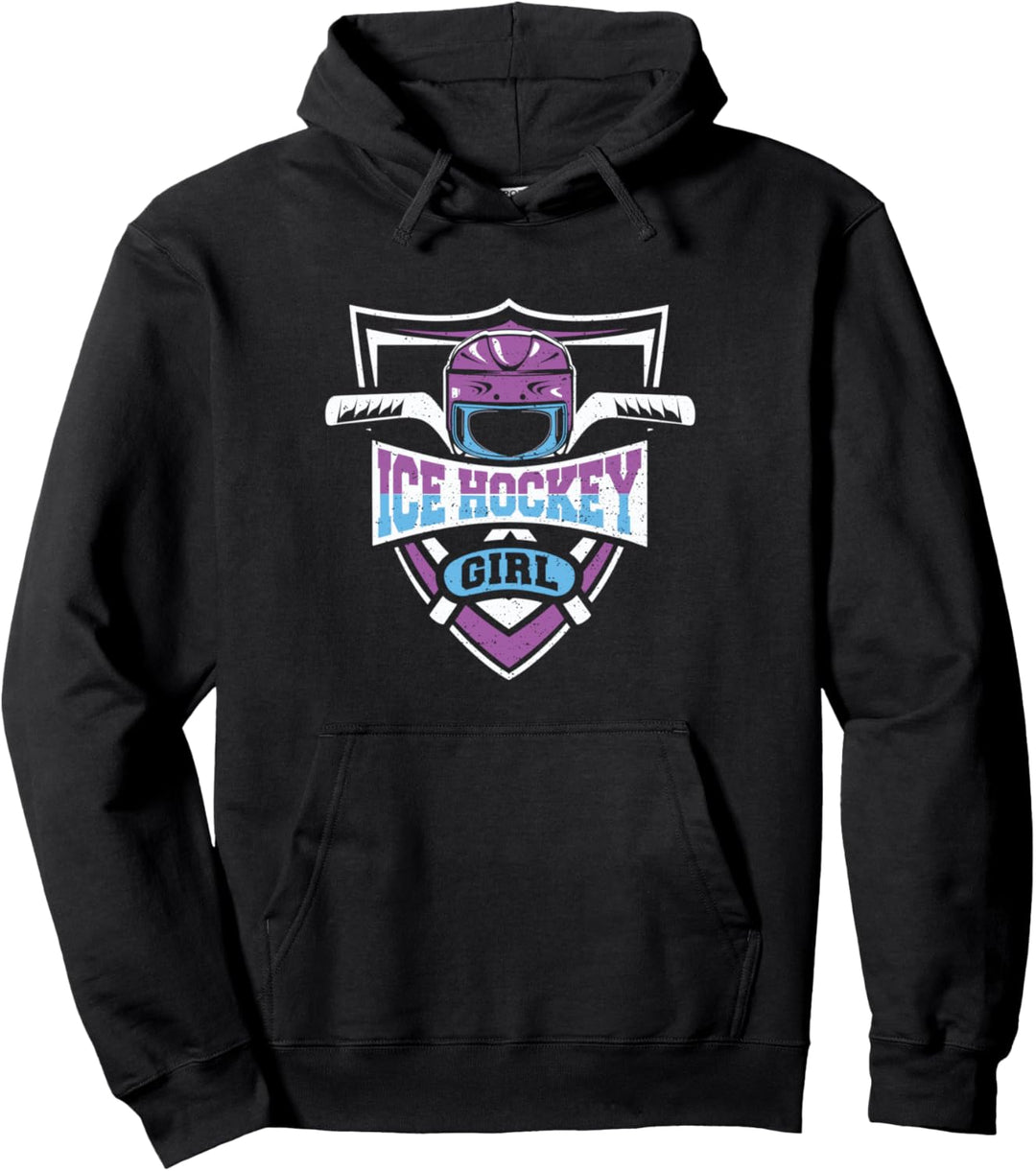 Hockeytorwart: Ice Hockey Girl - Eishockey Pullover Hoodie