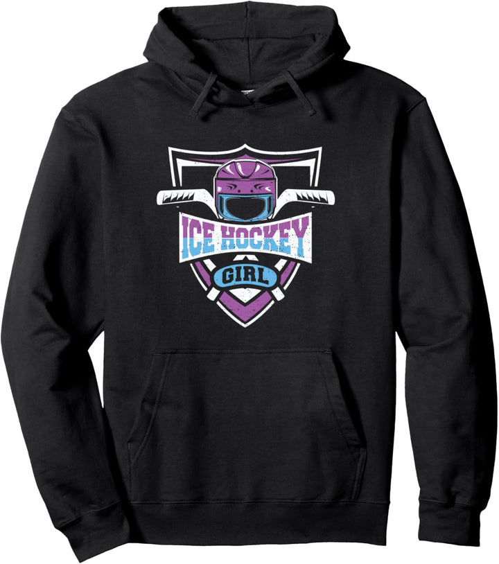 Hockeytorwart: Ice Hockey Girl - Eishockey Pullover Hoodie