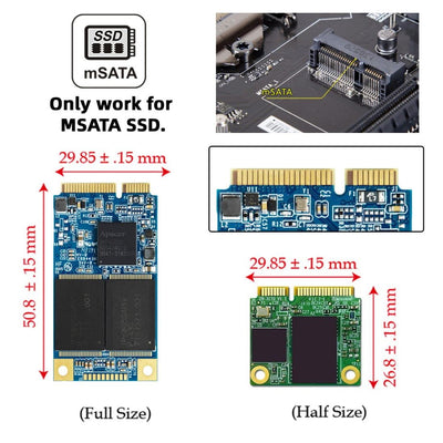 chenyang CY MSATA auf USB C Adapter,Dual MSATA Mini-SATA SSD Karte JOBD Raid0 Span Bridge auf USB C