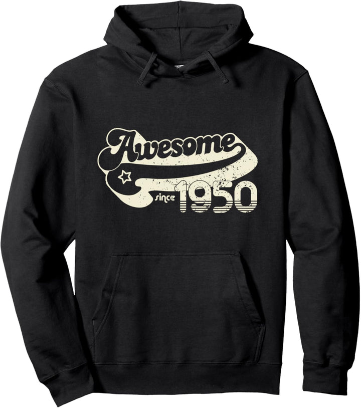 70. Geburtstag Geschenk Männer Frauen - Vintage 1950 Pullover Hoodie