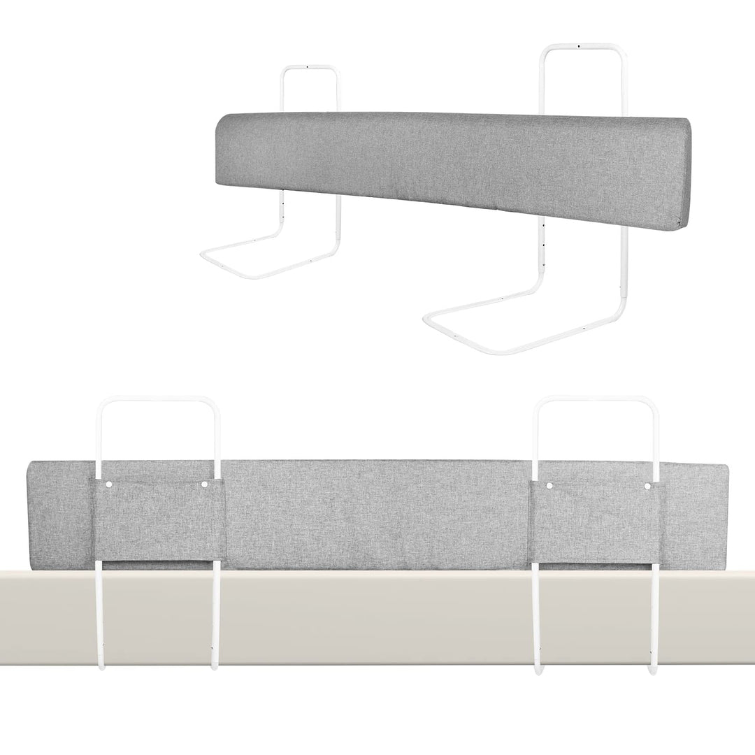 XMTECH Kinder Bettgitter Bettschutzgitter Bettumrandung Bettkantenschutz 40-60 cm Höhenverstellbar K