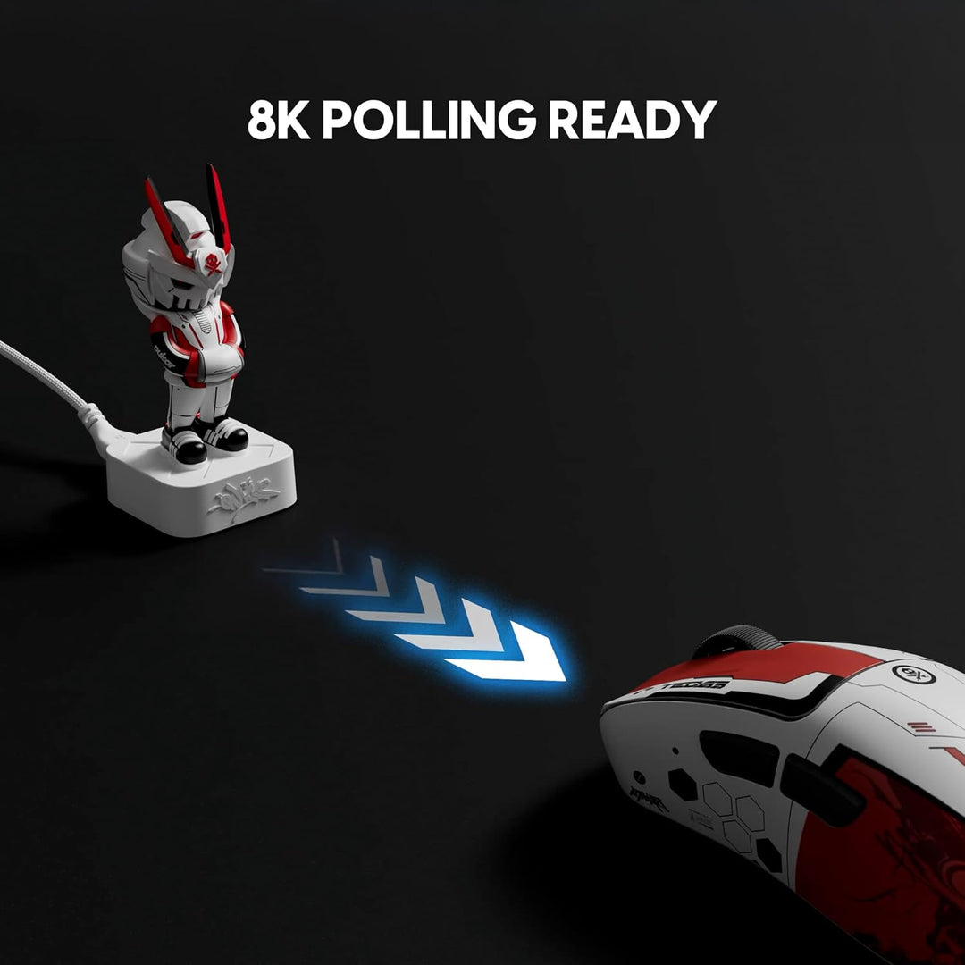 Pulsar x Quiccs Limited Edition – Xlite v4 kabellose Gaming-Maus, Ultraleicht, 54 g, ergonomisch, op
