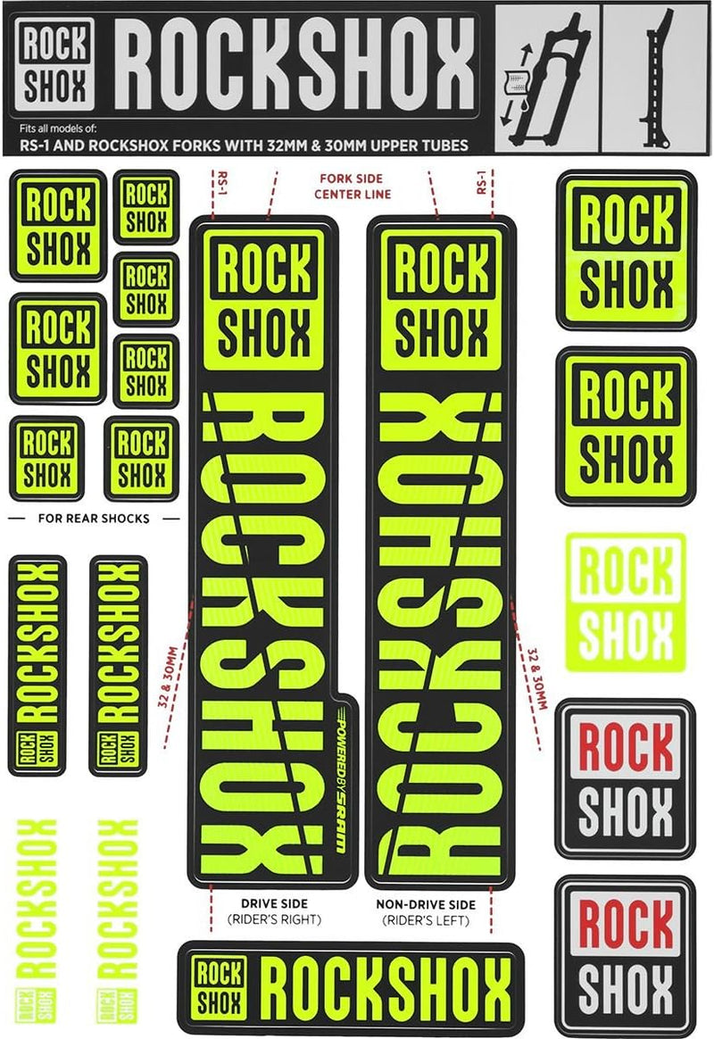 RockShox Unisex – Erwachsene Felgenbänder-03054897 Felgenbänder, Gelb, 30