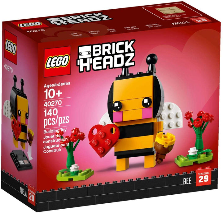 LEGO Brickheadz 40270 - Valentinstags-Biene, 140-teilig