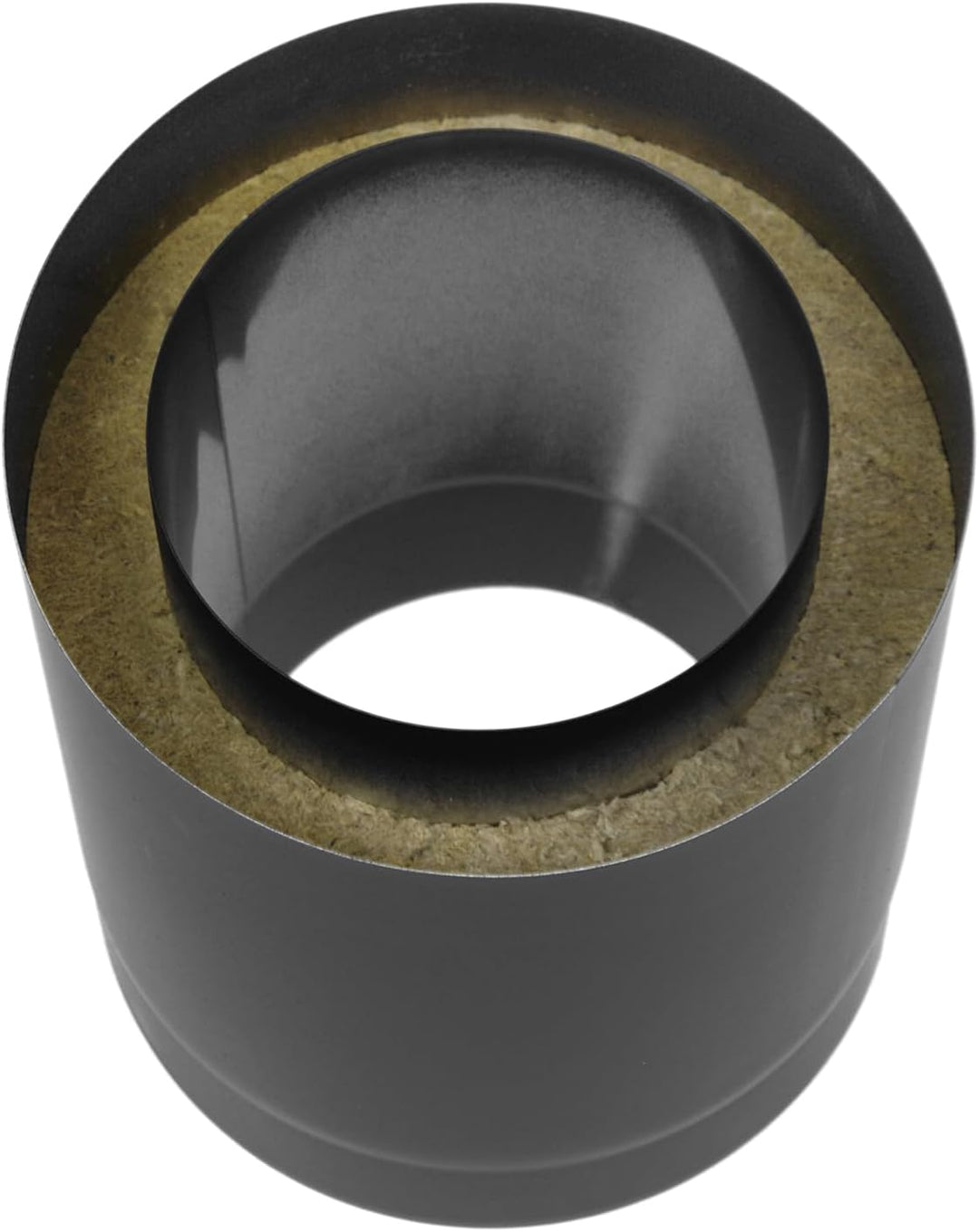 raik Rauchrohr/Ofenrohr Coltherm doppelwandig mit Isolierung Durchmesser 150 mm Länge 250 mm Stahlbl