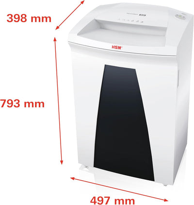 Aktenvernichter HSM SECURIO B32, Sicherheitsstufe 6, 6 Blatt (Partikelschnitt) mit automatischem Öle