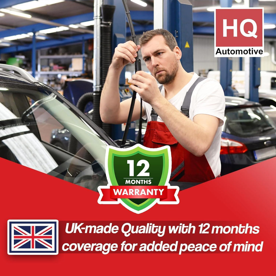 HQ AUTOMOTIVE Rahmenlose flache Aero-Scheibenwischerblätter für C4 Picasso & Grand MK2 2013–2016 -AD