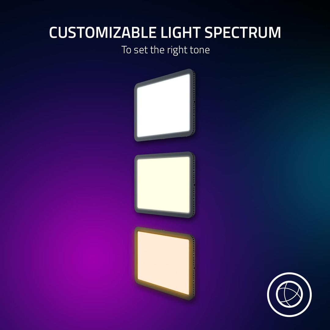 Razer Key Light Chroma - RGB Key Light für Streaming (Komplettlösung für Streaming-Beleuchtung, Indi