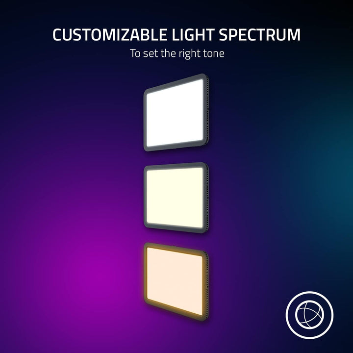 Razer Key Light Chroma - RGB Key Light für Streaming (Komplettlösung für Streaming-Beleuchtung, Indi