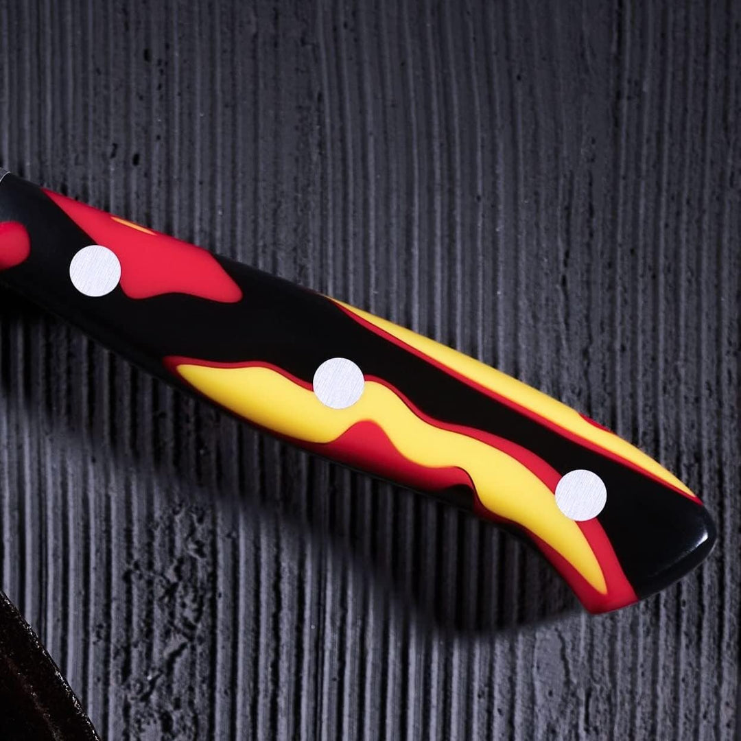 F. DICK Premier Plus GO FOR GOLD Tranchiermesser 15 cm (scharfes Küchenmesser, Kunststoffgriff schwa