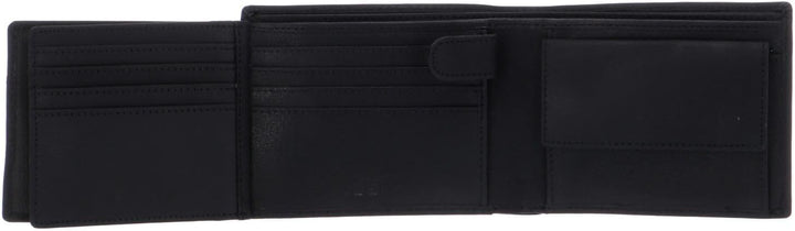 Jost Malmö Geldbörse 12 cm Schwarz, Schwarz