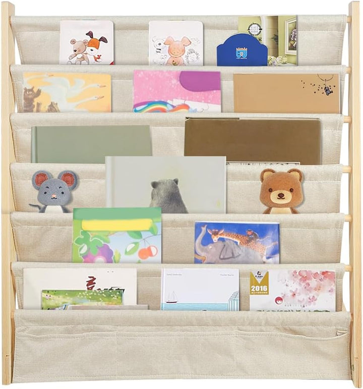 Bücherregal für Kinder – Supersized Bookcase Storage für Kinder mit 5 Tieren, Bücherregal, Buchhalte