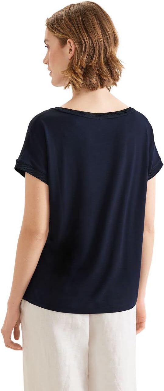 Street One Damen T-Shirt 36 Deep Blue, 36 Deep Blue