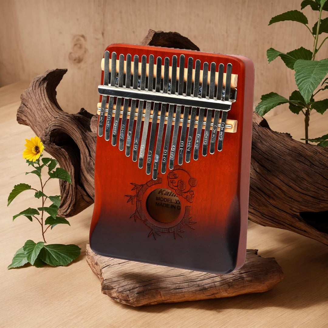 17 Tasten Fingerklavier Massivholz, Kalimba Daumenklavier, Tragbares Daumenklavie, Kalimba Geschenke