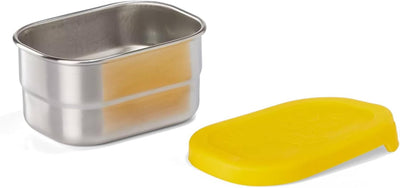 Affenzahn Edelstahl Brotdosen Set inkl. Snack-Box Silikon-Deckel BPA-frei Spülmaschinenfest Tiger, T