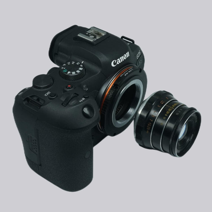 PHOLSY Objektivadapter Manueller Fokus Kompatibel für Leica L39 M39 39mm LTM Mount Objektiv auf Cano