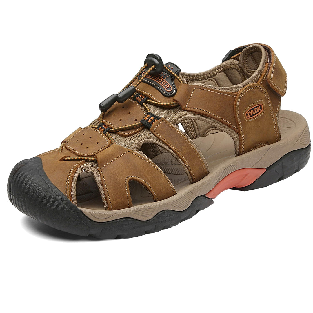 Sandalen Herren Strand Trekkingsandalen Wanderschuhe Sportsandalen | Männer Wandersandale Leder Stra