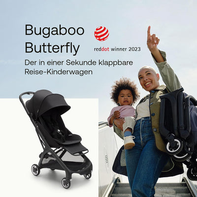 Bugaboo Butterfly ultrakompakter Reise-Kinderwagen, klein & leicht, einhändig faltbar und einfach zu