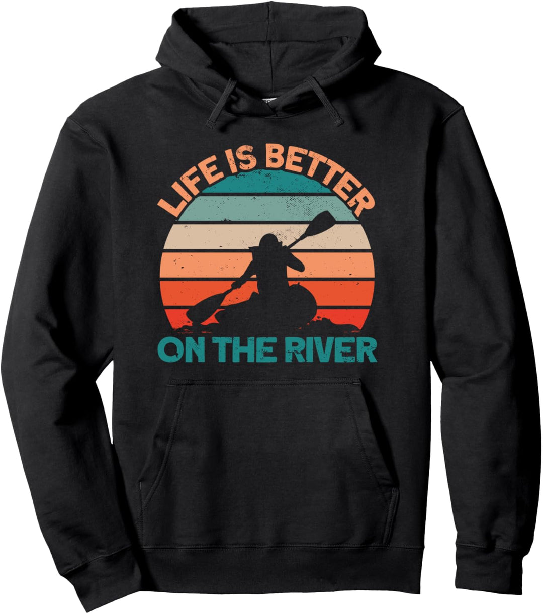 Lustiger Kajak & Kanu Spruch - Kayaking & Kajaking Pullover Hoodie