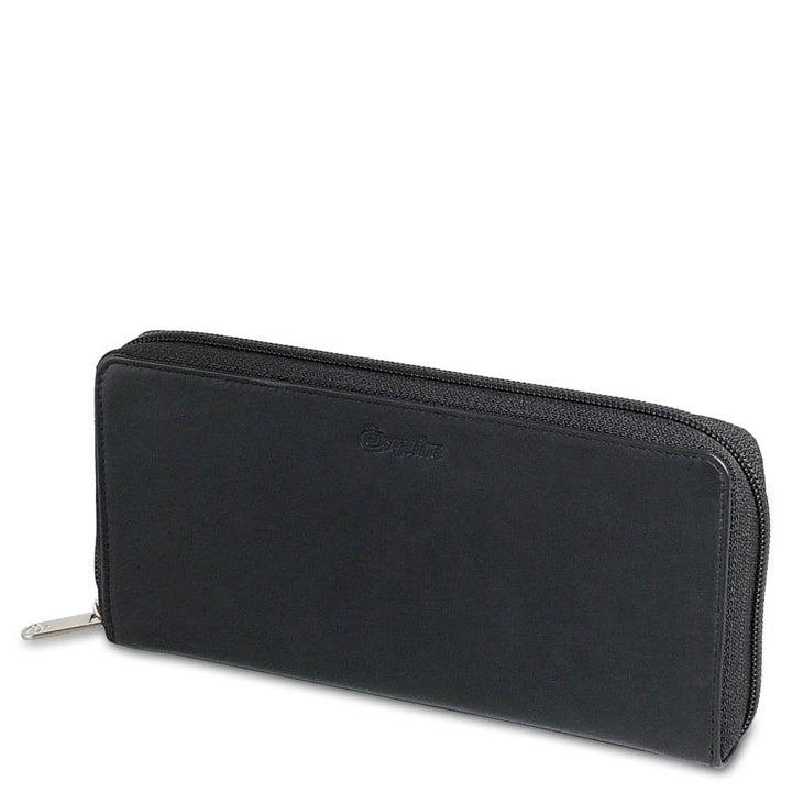 Esquire New Silk - Geldbörse 15cc 19 cm black Schwarz, Schwarz