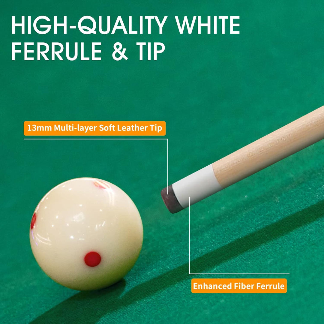 HMQQ Billardqueue-Stick/Billairds Queue-Stick (Pool Stick 58 Zoll 2er Set 4er Set/4er Set/4er Set 20