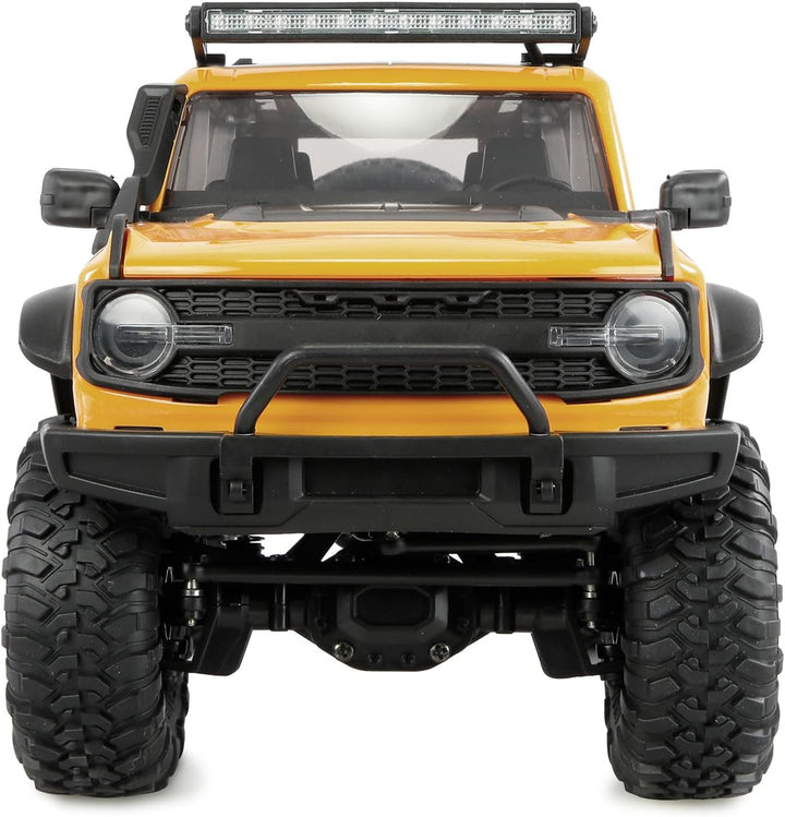 Amewi AMXRock Mini-Caballo Scale Crawler 4WD 1:16 RTR gelb inkl. Fernsteuerung, Akku, Ladekabel