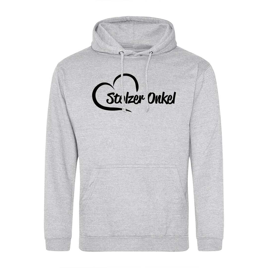 huuraa Unisex Hoodie Stolzer Onkel Herz Pullover Vegan Grösse S-3XL mit Motiv für Deine lieblings Me