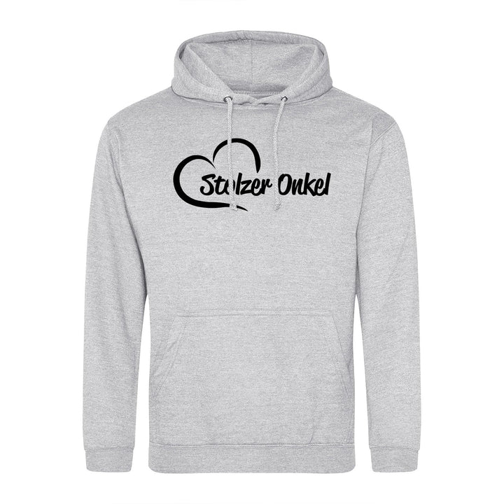 huuraa Unisex Hoodie Stolzer Onkel Herz Pullover Vegan Grösse S-3XL mit Motiv für Deine lieblings Me