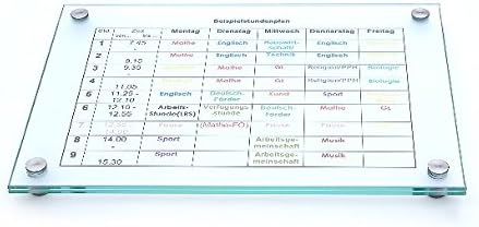 Türschild Glas Vitrum B (DIN A4), DIN A4