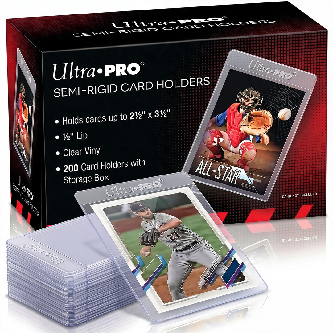 Ultra Pro Semi Rigid Kartenhalter (200 Stück) 1/5.1 cm Lip Sleeves, 1/5.1 cm Lip Sleeves