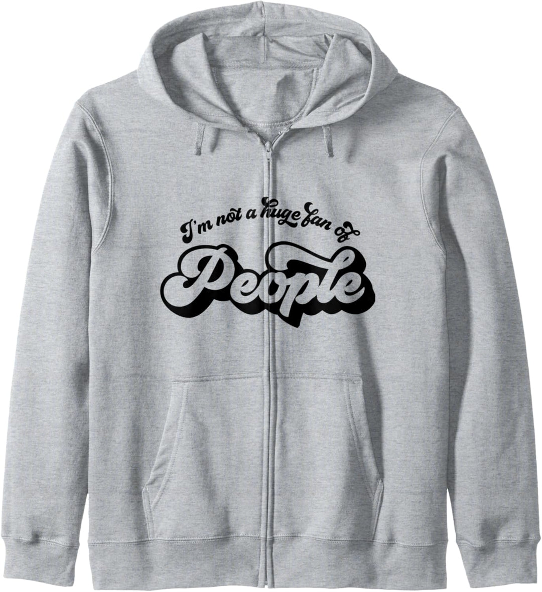 Ich bin kein grosser Fan von Menschen Kapuzenjacke