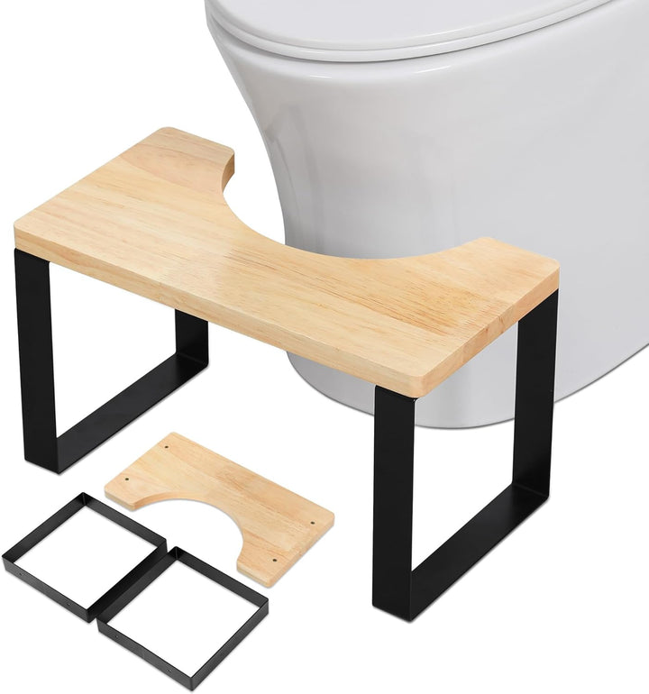 Badezimmerhocker,Holztoilette für das Badezimmer,Bettpfanne für Erwachsene und Kinder,Tragbare Hocks