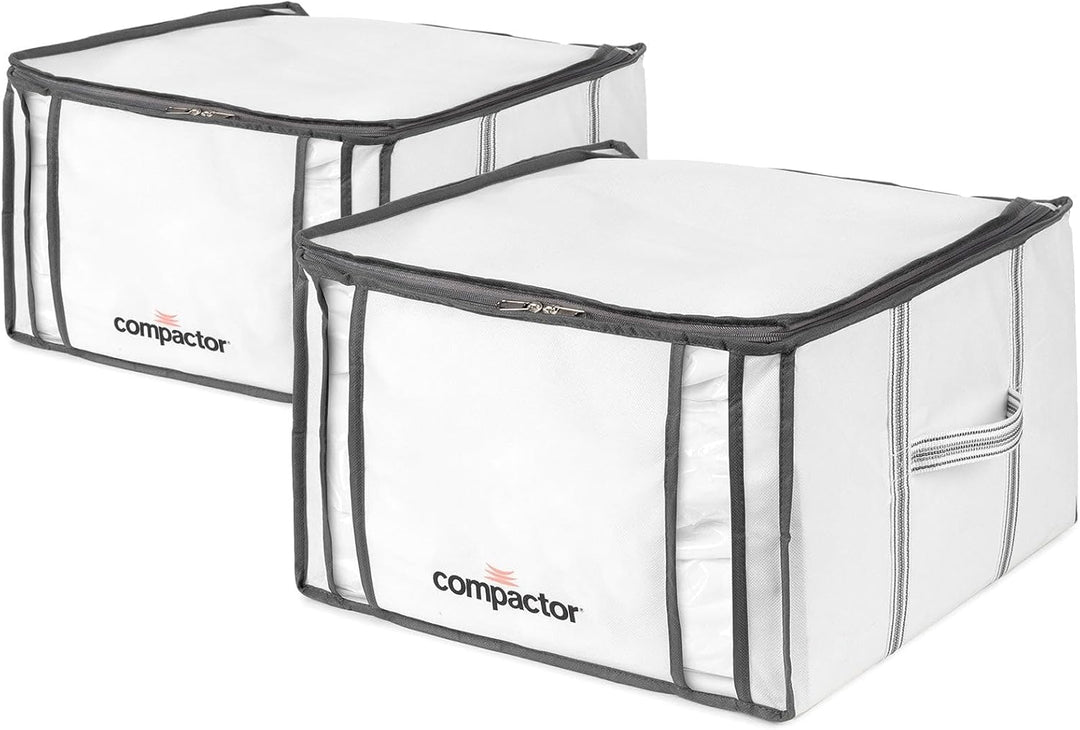 Compactor RAN8297 Set 2 x platzsparende halbstarre Vakuum-Aufbewahrungsbeutel, Grösse M, 125 l, Comp