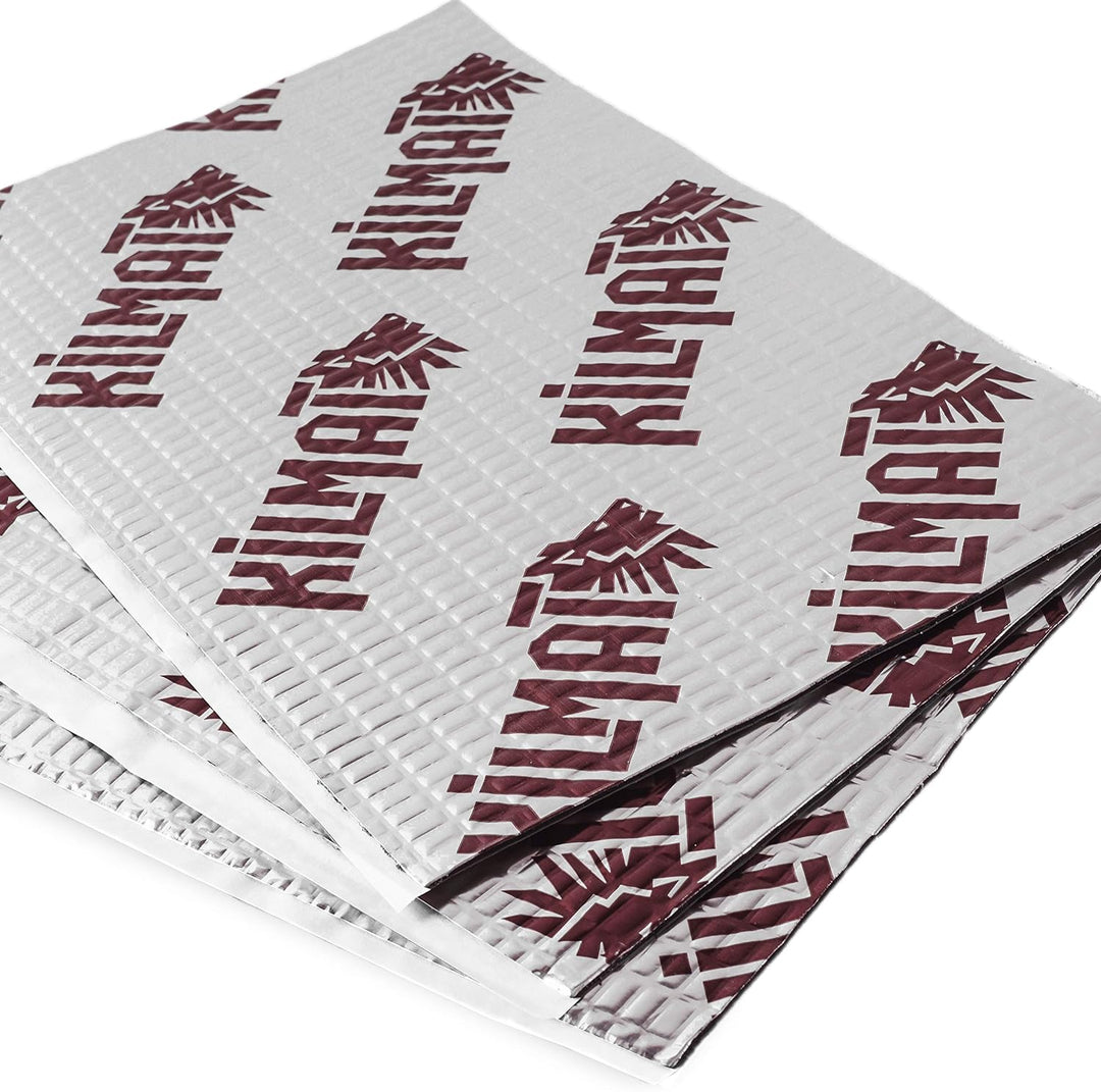 KILMAT 2 mm 3.4 qm Selbstklebende Alubutyl Anti Dröhn Dämmmatte, Auto Dämmung (Lärmschutz, Schalldäm