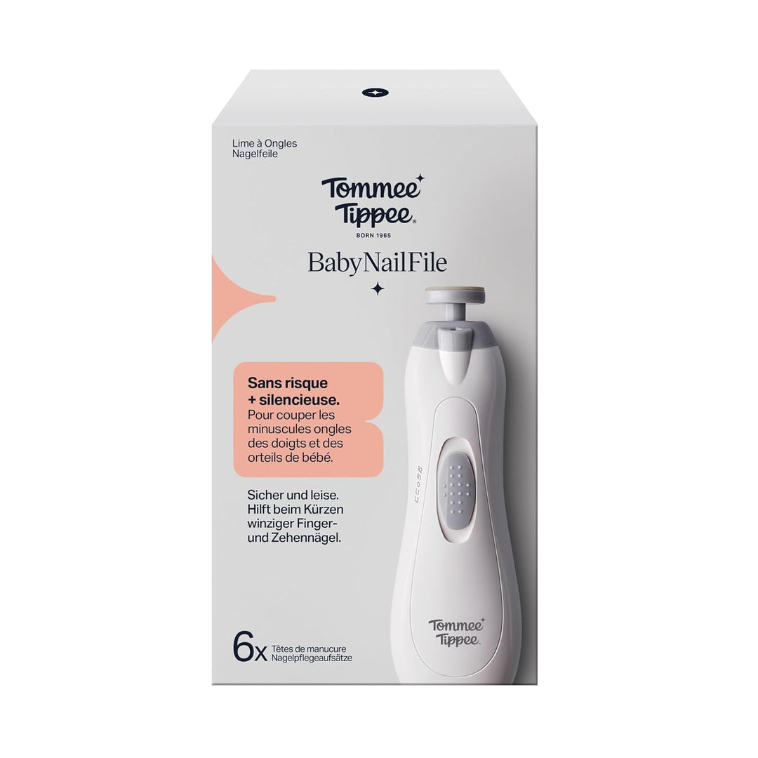 Tommee Tippee Elektrischer Baby-Nagelknipser und Kleinkind-Nagelknipser, Maniküre Set, mit LED-Licht