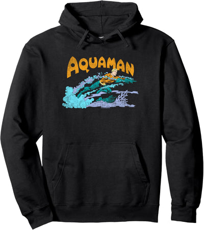 Aquaman Aqua Swim Pullover Hoodie