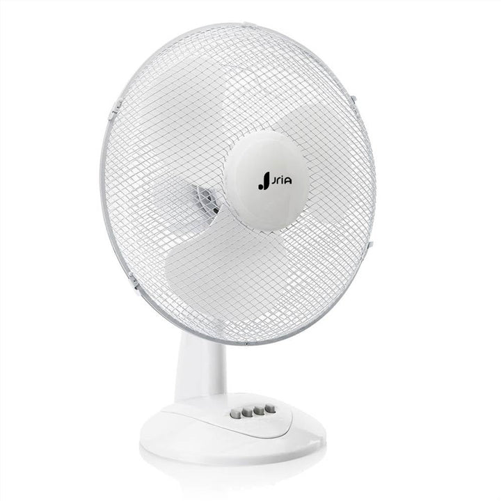 Ventilator mit Schwenkfunktion Tragbarer Leiser Tischventilator 30 cm, mit 3 Geschwindigkeiten Oszil