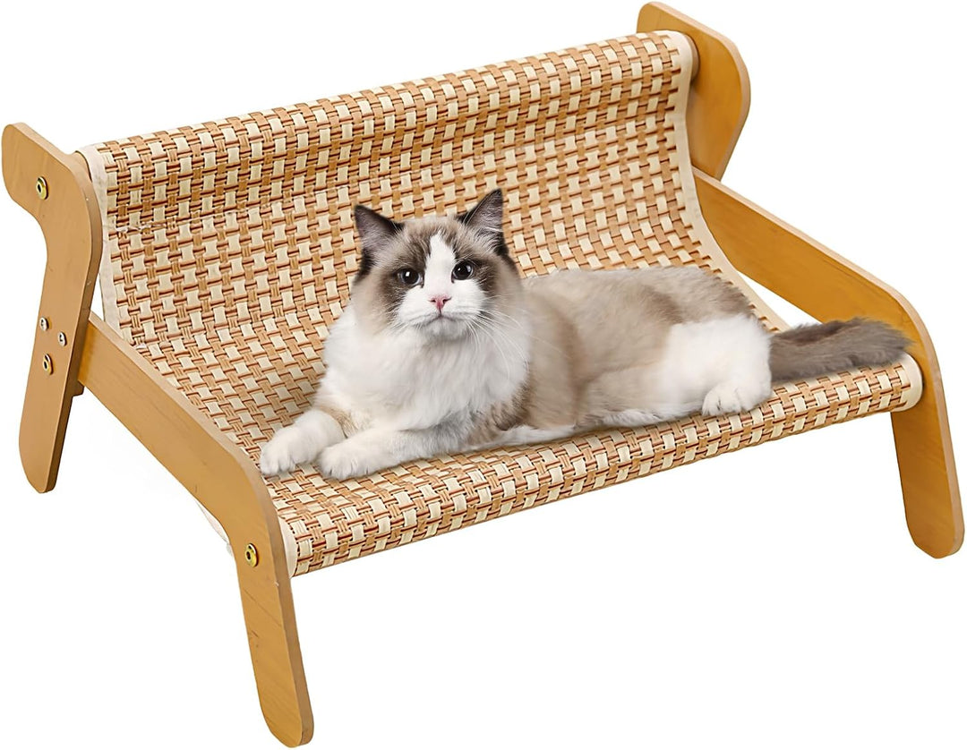 Sisal Kratzstuhl für Katzen – Outdoor & Indoor Katzen-Lounge-Stuhl, 2-in-1 & Bett | Stabiles, hausti