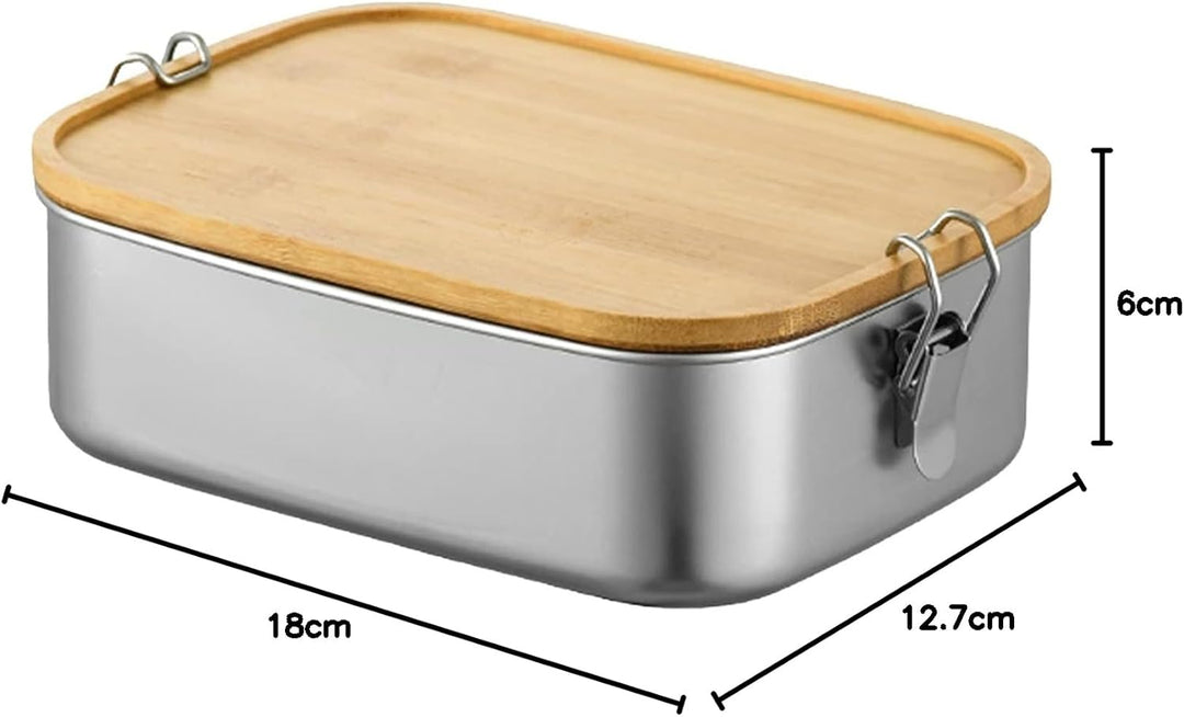 Bento Lunchbox für Erwachsene/Kinder,Edelstahl Brotdose und Lunchbox 800ml/1200ml/1500ml,Metalldose