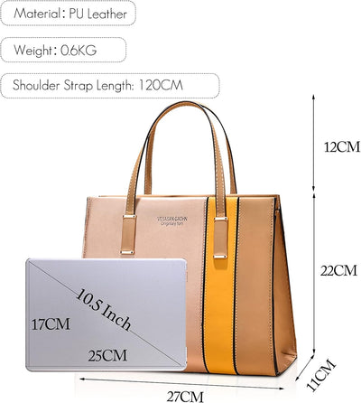 FANDARE Elegante Umhängetaschen Damen Schultertasche Verstellbare Frauen Handtasche PU Leder Wasserd