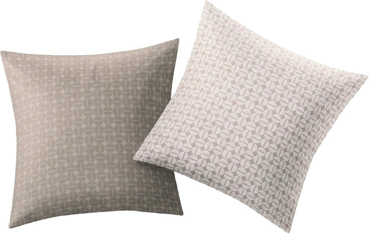 Kleine Wolke 6255271954 Bettwäsche Punto, Masse: 155 x 220 cm und 80 x 80 cm, Farbe: Taupe Taupe 155