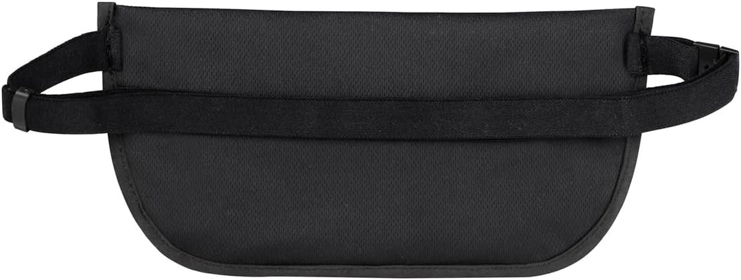 Jack Wolfskin Unisex Document Belt RFID Sicherer Bauchgurt, Schwarz, Einheitsgrösse EU Einheitsgröss