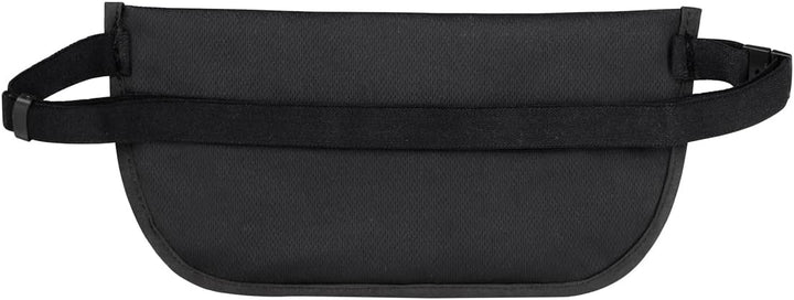 Jack Wolfskin Unisex Document Belt RFID Sicherer Bauchgurt, Schwarz, Einheitsgrösse EU Einheitsgröss