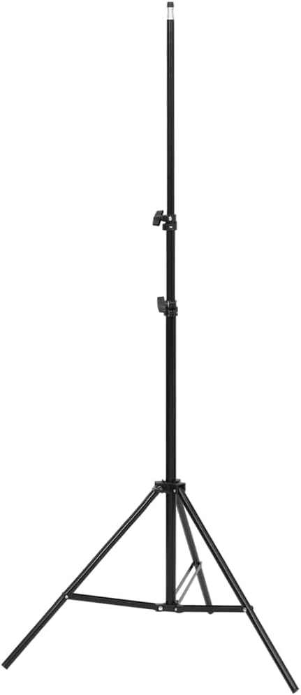 Fotostudio-Set mit Leuchten, Hintergrund, Reflektor, 5500 Kelvin Tageslichtlampen, verstellbarem Hin