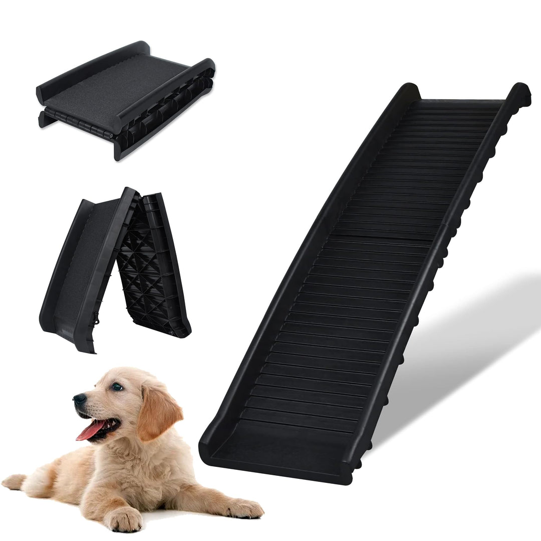 Hunderampe klappbar Hundetreppe Hunderampe Auto klappbar Kunststoff Kofferraum Einstiegshilfe Anti-R