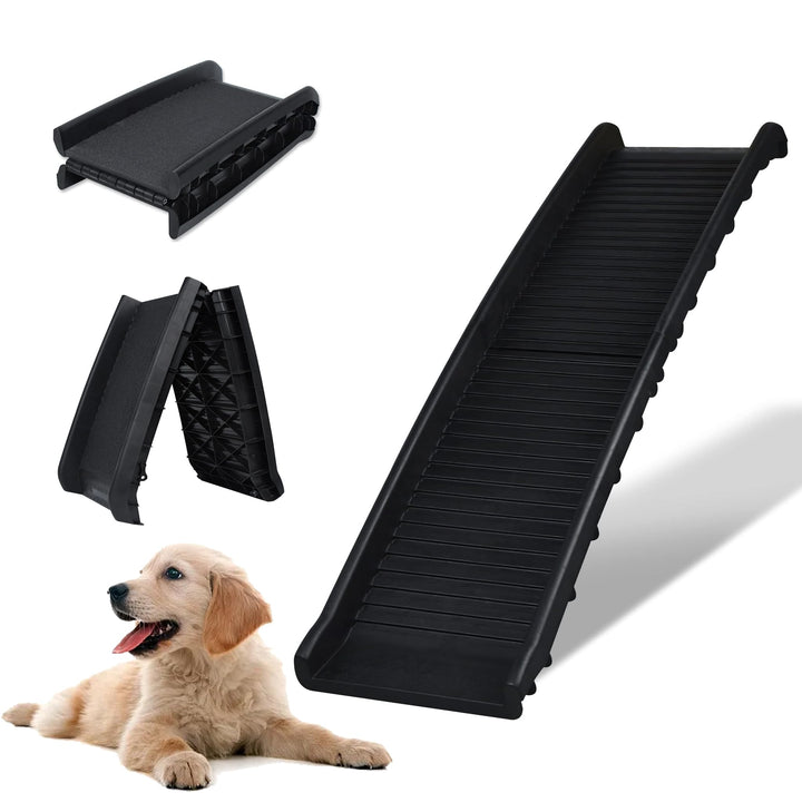 Hunderampe klappbar Hundetreppe Hunderampe Auto klappbar Kunststoff Kofferraum Einstiegshilfe Anti-R