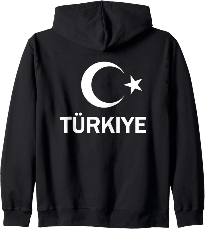 Türkische Flagge TÜRKIYE Kapuzenjacke