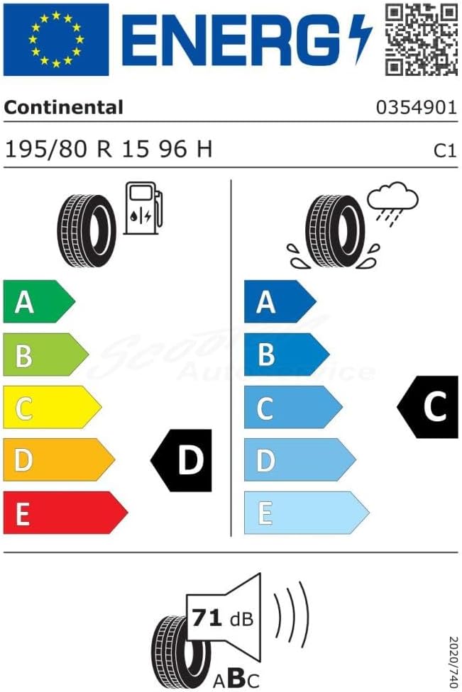 Continental 4x4 Contact M+S - 195/80R15 96H - Sommerreifen, 195/80R15 96H - M+S (2)